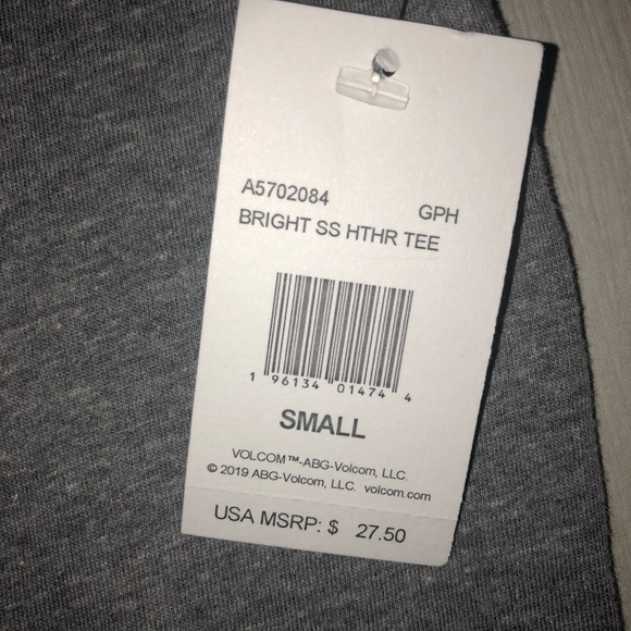 New with tags - Volcom Tee Shirt Size Small - Picture 4 of 4